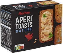 AUCHAN Aperi Toasts Nature