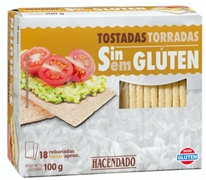 HACENDADO TORRADAS SEM GLUTTEN