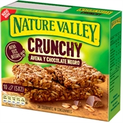 NATURE VALLEY CRUNCHY AVEIA E CHOCOLATE NEGRO