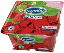 NUTRÉGI Gelatina Morango Fonte de Fibra