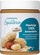 CONTINENTE EQUILÍBRIO Manteiga 100% Amendoim com Pedaços
