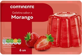 CONTINENTE Gelatina sabor a Morango