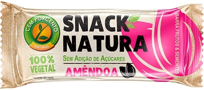 CEM PORCENTO SNACK NATURA AMÊNDOA