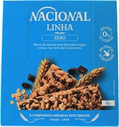 NACIONAL BARRA DE CEREAIS ZERO COM CHOCOLATE NEGRO