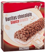 HACENDADO (MERCADONA) Barritas Chocolate branco