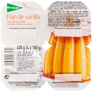 EL CORTE INGLES FLAN DE BAUNILHA