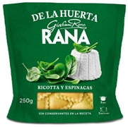 RANA DE LA HUERTA RICOTTA Y ESPINACAS
