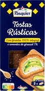 PASQUIER TOSTAS RÚSTICAS COM FARINHA 100% INTEGRAL E SEMENTES DE GIRASSOL 7%