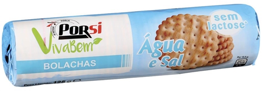PORSI VIVA BEM BOLACHAS ÁGUA E SAL SEM LACTOSE